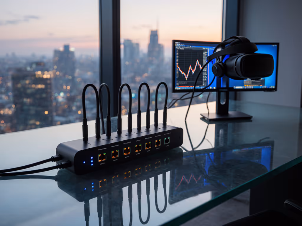 Pro VR Workstation Docks: Guaranteed Bandwidth Setup
